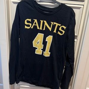 Boys size M NFL KAMARA SAINTS  Long Sleeve Shirt